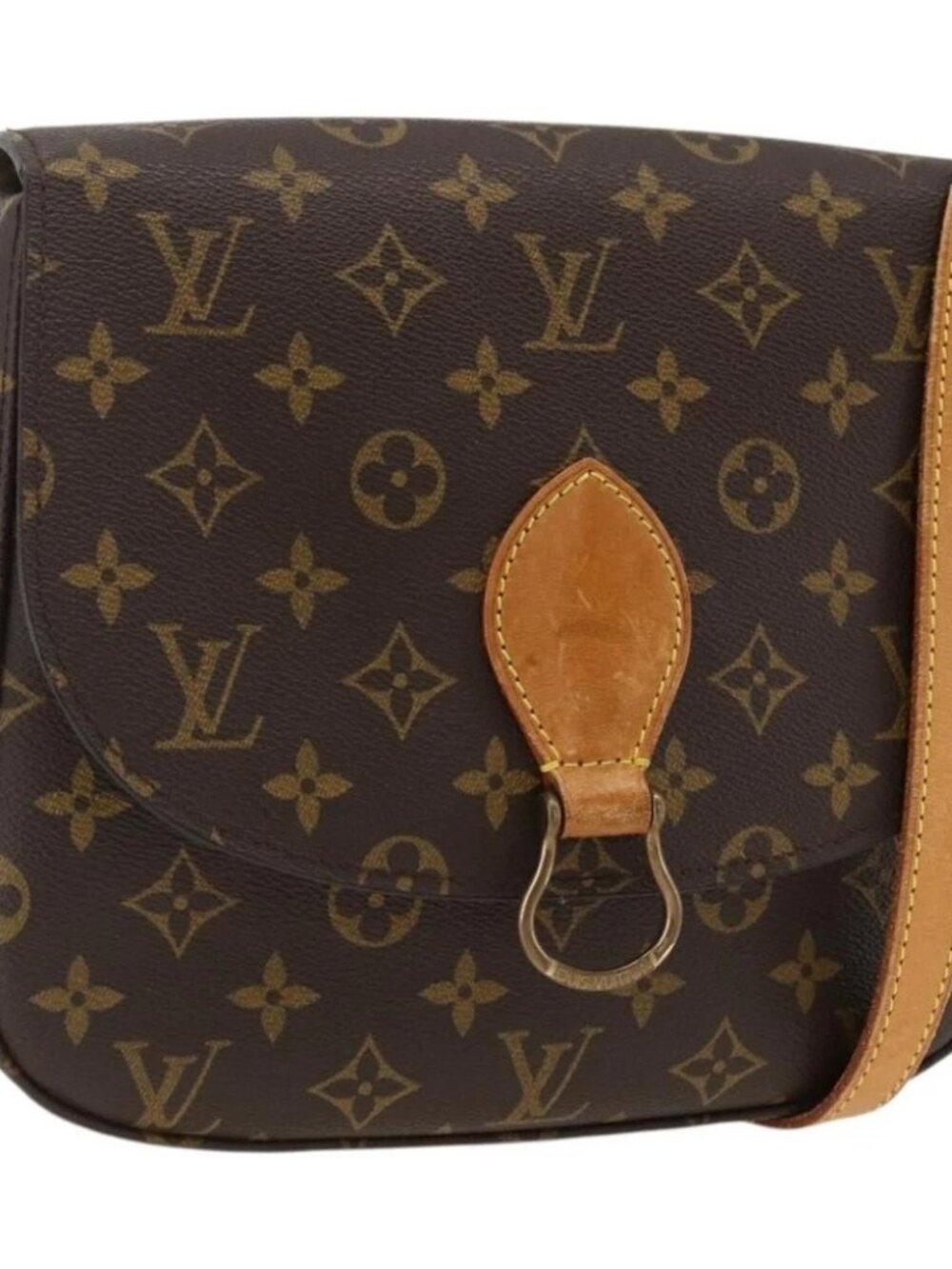 LOUIS VUITTON Monogram Saint Cloud GM Shoulder Bag